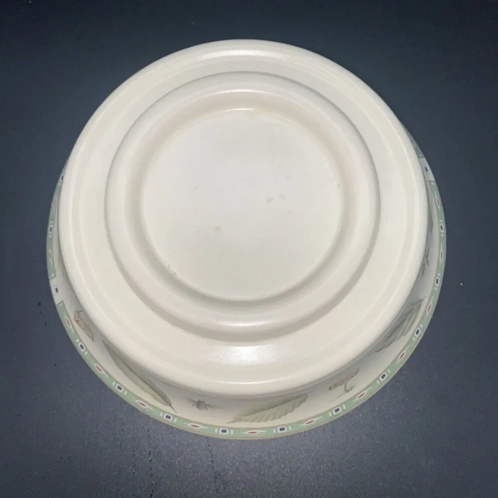 Pfaltzgraff Naturewood Hurricane Candle Bottom Piece No Glass- Replacement Piece